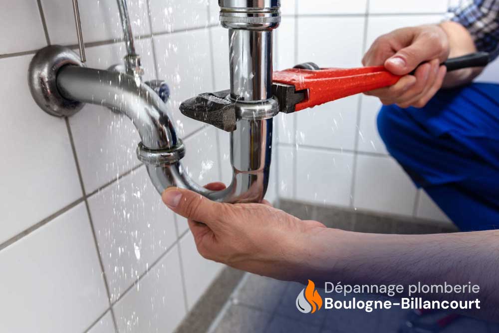 Recherche de fuite d'eau Boulogne-Billancourt