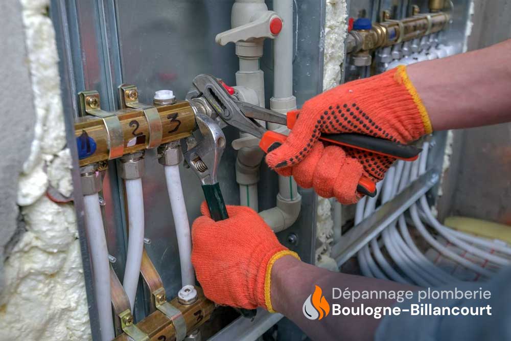 Installation plomberie Boulogne-Billancourt